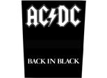 Ac/Dc - Toppa "Back In Black"" RO6625 (Taglia Unica) (Nero/Bianco)"