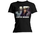 Justin Bieber - Maglietta Da Donna RO6642 (Xl) (Nero)