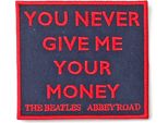 The Beatles - Toppa "You Never Give Me Your Money"" RO6752 (Taglia Unica) (Nero/Rosso)"