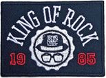 Run Dmc - Toppa Da Stirare "King Of Rock"" - Cotone RO6797 (Taglia Unica) (Blu/Bianco)"