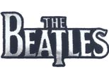 The Beatles - Logo Drop-T - Toppa Da Applicare Con Il Ferro - Poliestere RO6818 (Taglia Unica) (Argento/Nero)