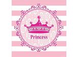 Creative Converting - Tovaglia Per Feste "Princess Royalty"" - Plastica SG26652 (Taglia Unica) (Rosa/Bianco)"