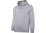 Umbro - Felpa Con Cappuccio "Club Leisure"" Da Uomo UO288 (Xxl) (Grigio Screziato/Bianco)"