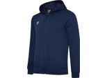 Umbro - Felpa Con Cappuccio Full Zip "Club Leisure"" Da Bambino UO358 (146-152) (Navy/Bianco)"