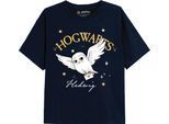 Harry Potter - Maglietta Per Ragazze TV2200 (128) (Blu Navy)