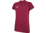 Umbro - Polo "Club Essential"" Da Donna UO841 (38 It) (Rosso Vino/Bianco)"