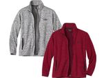 Atlas For Men - Giacca Con Collo Ampio Da Uomo (Confezione Da 2) AF1543 (L) (Grigio/Rosso)