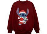 Disney - Felpa Per Ragazze BI13371 (152-158) (Borgogna)