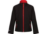 Regatta Professional - Giacca Softshell A Due Strati Per Bambini RG9534 (146-152) (Nero/Rosso)