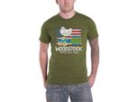 Woodstock - Maglietta Uomo/Donna Unisex RO9030 (Xl) (Verde Militare)