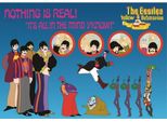 The Beatles - Cartolina "Yellow Submarine Nothing Is Real"", Formato Standard RO9092 (Taglia Unica) (A Colori)"