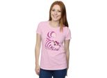 Alice Nel Paese Delle Meraviglie - Maglietta Da Donna BI380 (Xl) (Rosa Baby)