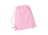 Westford Mill - Borsa Da Ginnastica, Cotone RW9129 (Taglia Unica) (Rosa/Bianco)