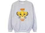 Disney - Felpa "Il Re Leone - Il Futuro Re"" Per Ragazzi BI13619 (104) (Grau)"