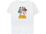 Dc Super Hero Girls - Maglietta "Super Power"" Da Donna BI703 (M) (Bianco)"