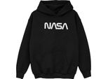 Nasa - Felpa Con Cappuccio Per Ragazzi BI13540 (128) (Nero)