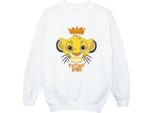 Disney - Felpa "Il Re Leone Futuro"" Per Ragazzi BI13619 (104) (Bianco)"
