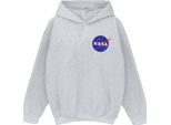 Nasa - Felpa Con Cappuccio Da Ragazzo BI13539 (128) (Grigio)