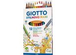 Giotto F225900 Pastello Colorato Colori Assortiti 12 Pz
