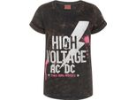 Ac/Dc - Maglietta "High Voltage"" Per Ragazze NS7326 (158-164) (Nero)"