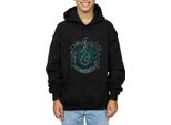 Harry Potter - Felpa Con Cappuccio Per Ragazzi BI1009 (128) (Nero)