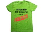Sex Pistols - Maglietta "Never Mind The Bollocks Original Album"" Per Uomo/Donna Unisex RO9217 (Taglia Unica) (Verde)"