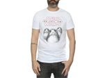Star Wars: Gli Ultimi Jedi - Maglietta Da Uomo BI1091 (3XL) (Bianco)