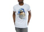 Star Wars: Gli Ultimi Jedi - Maglietta Da Uomo BI1183 (S) (Bianco)