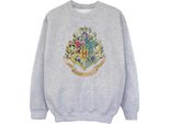 Harry Potter - Felpa Per Ragazze BI1056 (128) (Grigio)