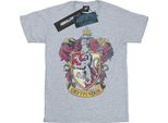 Harry Potter - Maglietta Per Ragazze BI1073 (104) (Grigio)