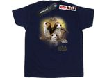 Star Wars: Gli Ultimi Jedi - Maglietta Da Uomo BI1181 (L) (Blu Navy)