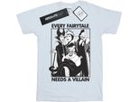 Disney - Maglietta "Ogni Fiaba Ha Bisogno Di Un Cattivo"" Per Bambini BI1664 (3XL) (Weiß)"