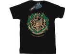 Harry Potter - Maglietta Per Ragazzi - Design Natalizio BI1681 (116) (Nero)