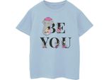 Disney - Maglietta "Be You"" Per Bambina BI15175 (116) (Azzurro)"