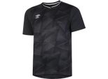 Umbro - Maglia "Triassic"" Da Uomo A Manica Corta UO1894 (S) (Nero/Carbonio-Nero)"