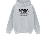 Nasa - Felpa Con Cappuccio Da Ragazzo BI2207 (116) (Grigio)