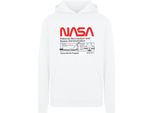 Nasa - Maglia Con Cappuccio Da Ragazzo BI2207 (128) (Bianco)