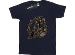 Avengers Infinity War - Maglietta Da Donna BI550 (L) (Blu Navy)