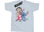 Lilo & Stitch - Maglietta "Classic"" Da Uomo BI617 (3XL) (Grigio)"