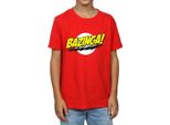 The Big Bang Theory - Maglietta "Bazinga"" Per Ragazzi BI1581 (152-158) (Rot)"