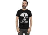 Marvel - Maglietta "Guardians Of The Galaxy I Am Groot"" Da Uomo BI28419 (3XL) (Nero)"