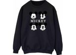 Disney - Felpa Da Donna BI1785 (M) (Nero)