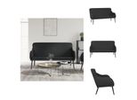 Vidaxl Panca Nera 110X76X80 Cm In Pelle Finta - Panche