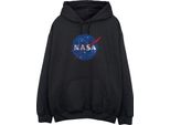 Nasa - Felpa Con Cappuccio Logo Da Uomo BI1867 (Xxl) (Nero)