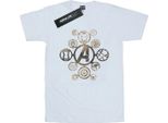 Avengers Infinity War - Maglietta Da Uomo BI449 (Xl) (Bianco)
