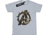 Avengers Infinity War - Maglietta Da Donna BI550 (L) (Grigio)