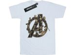 Avengers Infinity War - Maglietta Da Donna BI550 (L) (Bianco)