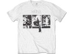 Genesis - Maglietta "The Lamb Lies Down On Broadway"" Per Uomo/Donna Unisex RO4254 (S) (Bianco)"