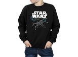 Star Wars: Gli Ultimi Jedi - Felpa Per Ragazzi BI1838 (128) (Nero)