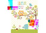 Creative Converting - Biglietto Di Ringraziamento, Albero 8-Pack SG27150 (Taglia Unica) (Colorato)